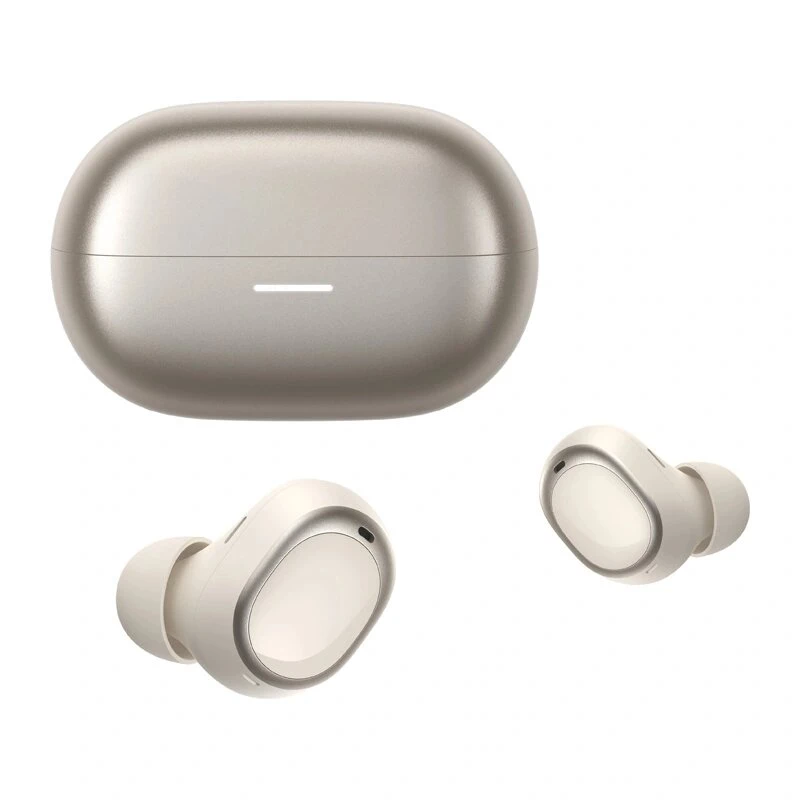 QCY Melobuds A30 Kabellose Ohrhörer – Bluetooth 5.3, 13-mm-Treiber, 26 Std. Wiedergabe, ENC, IPX5 – Gold
