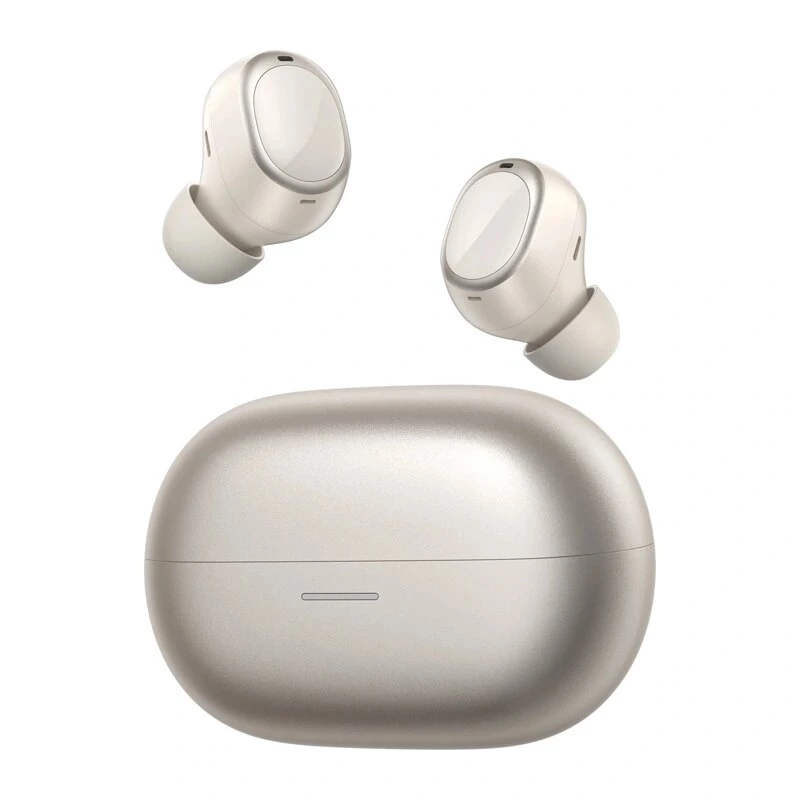 QCY Melobuds A30 Kabellose Ohrhörer – Bluetooth 5.3, 13-mm-Treiber, 26 Std. Wiedergabe, ENC, IPX5 – Gold