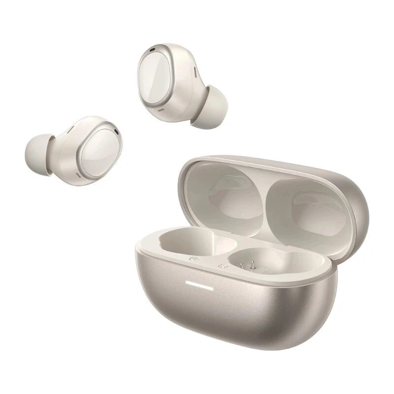 QCY Melobuds A30 Kabellose Ohrhörer – Bluetooth 5.3, 13-mm-Treiber, 26 Std. Wiedergabe, ENC, IPX5 – Gold