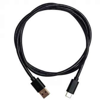 QNAP CAB-U310G10MAC USB 3.2 Gen 1 Kabel, USB-A Stecker auf USB-C Stecker, 1 m, Schwarz