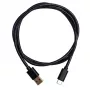 QNAP CAB-U310G10MAC USB 3.2 Gen 1 Kabel, USB-A Stecker auf USB-C Stecker, 1 m, Schwarz