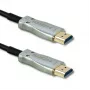 Qoltec 50472 High-Speed HDMI-Kabel mit Ethernet 20m 4K@60Hz 18Gbps vergoldete Anschlüsse Schwarz & Silber