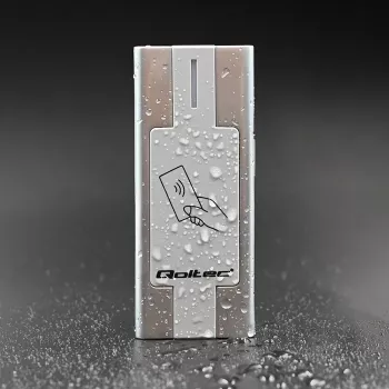 Qoltec 52446 Proximity-Karten- und Schlüsselanhänger-Lesegerät – 125 kHz RFID, Wiegand 26-bit, IP65