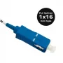 Qoltec 54209 RJ45 Netzwerk-Splitter 1x RJ45 Stecker auf 2x RJ45 Buchse Schwarz
