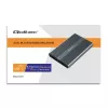 Qoltec Dual M.2 NVMe SATA SSD Gehäuse mit USB-C 3.2 Gen 2, werkzeugloses Aluminium, unterstützt 2x2TB, UASP, TRIM, 10Gbps