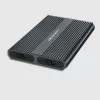 Qoltec Dual M.2 NVMe SATA SSD Gehäuse mit USB-C 3.2 Gen 2, werkzeugloses Aluminium, unterstützt 2x2TB, UASP, TRIM, 10Gbps