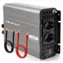 Qoltec Modifizierter Sinus-Wechselrichter 12V auf 230V 1500W/3000W mit USB, kompatibel mit LiFePO4 GEL AGM