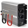 Qoltec Modifizierter Sinus-Wechselrichter 12V auf 230V 2000W/4000W mit USB, kompatibel mit LiFePO4 GEL AGM