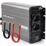 Qoltec Modifizierter Sinus-Wechselrichter 12V auf 230V 2500W/5000W mit USB, LiFePO4 GEL AGM Kompatibel