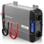 Qoltec Reiner Sinus Wechselrichter 12V auf 230V 2000W/4000W mit LCD, USB, USB-C, LiFePO4/GEL/AGM Kompatibel