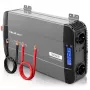 Qoltec Reiner Sinus Wechselrichter 12V auf 230V 2500W/5000W mit LCD, USB, USB-C, LiFePO4/GEL/AGM Kompatibel
