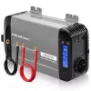 Qoltec Reiner Sinus Wechselrichter 12V auf 230V 500W/1000W mit LCD, USB, USB-C, LiFePo4/GEL/AGM Kompatibel