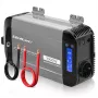 Qoltec Reiner Sinus Wechselrichter 12V auf 230V 500W/1000W mit LCD, USB, USB-C, LiFePo4/GEL/AGM Kompatibel