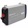 Qoltec Reiner Sinus Wechselrichter mit UPS | 12V auf 230V | 2000W Dauerleistung / 4000W Spitzenleistung | LCD | USB-A | USB-C PD 18W | LiFePO4 GEL AGM Kompatibel