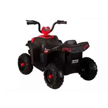 QUAD LOCK Quad Battery S601 Geländefahrzeug für Kinder mit LED-Leuchten Rot