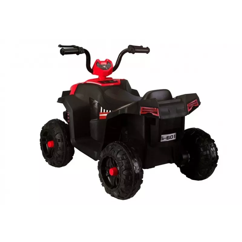 QUAD LOCK Quad Battery S601 Geländefahrzeug für Kinder mit LED-Leuchten Rot