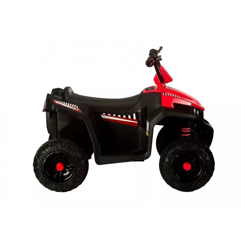 QUAD LOCK Quad Battery S601 Geländefahrzeug für Kinder mit LED-Leuchten Rot