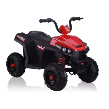 QUAD LOCK Quad Battery S601 Geländefahrzeug für Kinder mit LED-Leuchten Rot