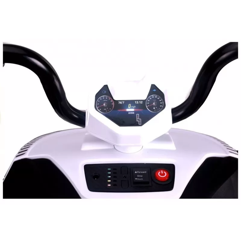 QUAD LOCK S601 Batteriebetriebenes Geländefahrzeug mit EVA-Rädern und LED-Leuchten Weiß