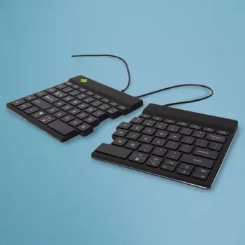 R-Go Split Break Ergonomische Tastatur US-Layout Kabelgebunden Schwarz