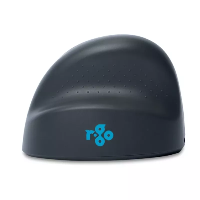 R-GO TOOLS R-Go HE Basic Medium Kabellose ergonomische vertikale Maus - 2,4 GHz Optisch, 5 Tasten, Wiederaufladbar, Schwarz