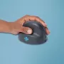 R-GO TOOLS R-Go HE Basic Medium Kabellose ergonomische vertikale Maus - 2,4 GHz Optisch, 5 Tasten, Wiederaufladbar, Schwarz
