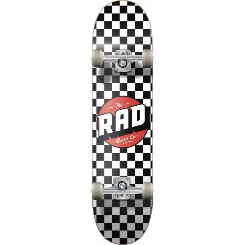 RAD Dude Crew Complete 6.75 Skateboard Black White