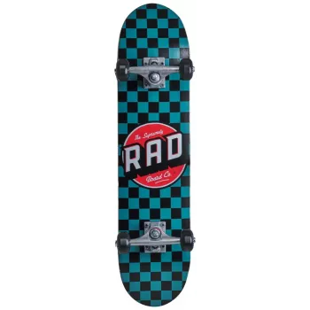 RAD Dude Crew Complete 7.25 Teal Skateboard