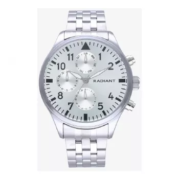 RADIANT Herren Analog Quarzuhr RA612707B 43mm Edelstahl