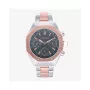 RADIANT Herren Analog Quarzuhr RA628704 - 44mm Edelstahlgehäuse, schwarzes Zifferblatt, silbernes Milanaise-Armband, 5 ATM