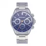 RADIANT Herren Armbanduhr aus Edelstahl Quarz Analog RA589703 44mm silberfarben schwarzes Zifferblatt