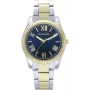 RADIANT Herrenuhr RA582205 37mm Edelstahl Quarz Analog Schwarz Zifferblatt Silber Armband