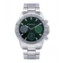 RADIANT Herrenuhr RA604703 - 45mm Edelstahl Quarz Analog mit schwarzem Zifferblatt und silbernem Armband