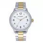 RADIANT Herrenuhr RA627204 42mm Edelstahlgehäuse Schwarzes Lederarmband Analog Quarz
