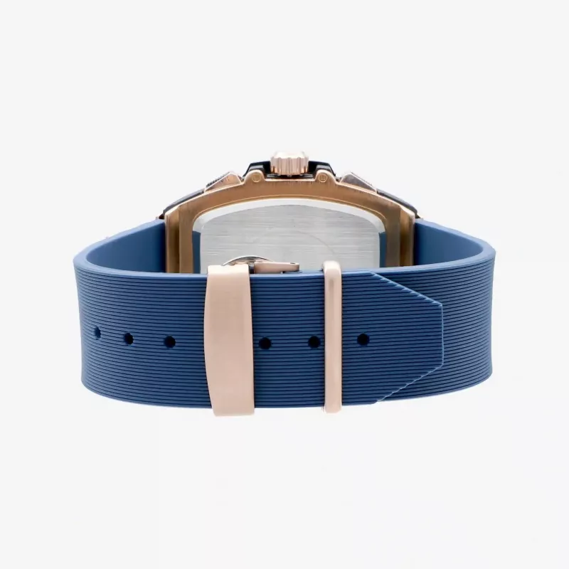 RADIANT RA655204 Herren Analog Quarzuhr 42mm Edelstahl Schwarzes Zifferblatt Lederarmband