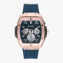 RADIANT RA655204 Herren Analog Quarzuhr 42mm Edelstahl Schwarzes Zifferblatt Lederarmband
