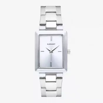 RADIANT Damen-Quarz-Analoguhr RA645201 28mm Silber Edelstahl-Mesh-Armband