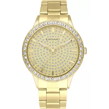 RADIANT Damenuhr RA578205 Roségold Edelstahl Mesh 43mm
