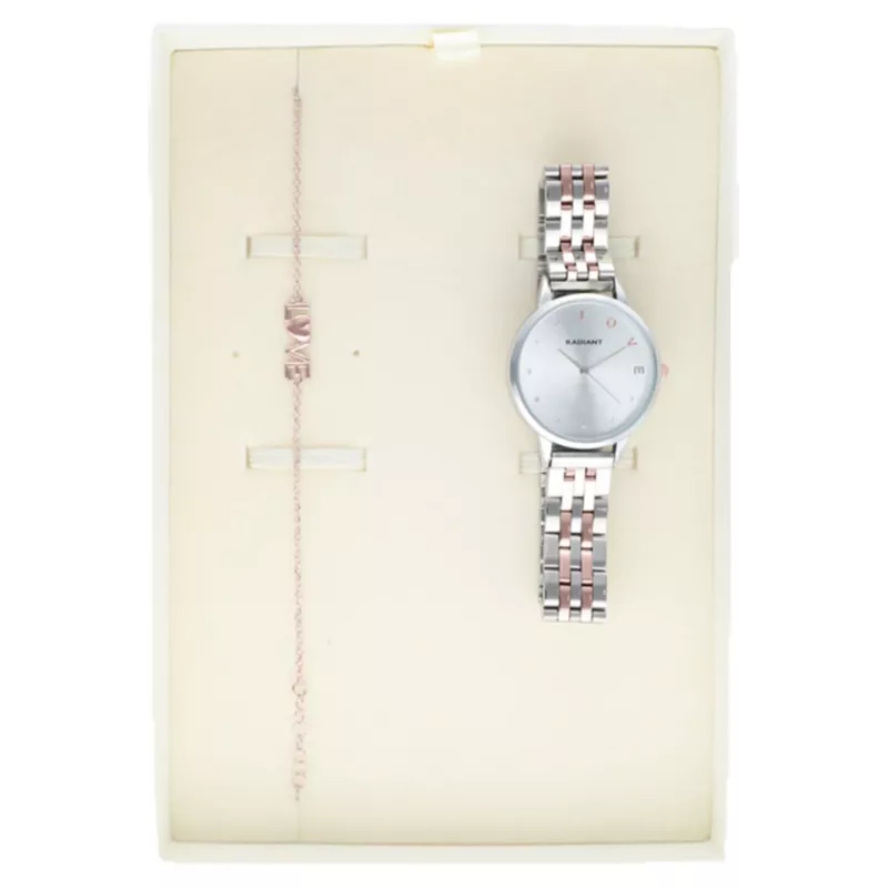 RADIANT Damenuhr RA609203PT 33mm Silber Roségold