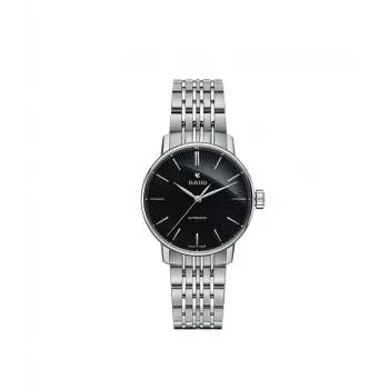 RADO Centrix Damen Automatikuhr 31,8 mm schwarzes Zifferblatt Keramikarmband R22862154