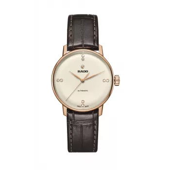 RADO True Thinline Les Couleurs Le Corbusier Damenuhr R22865765 31,8mm Weiße Keramik