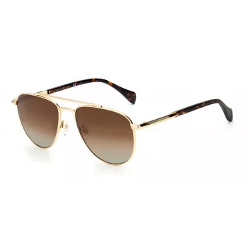 RAG&BONE Damen RNB1044GS3YG5 Havana Brown Square Sonnenbrille 55/17/145 mm