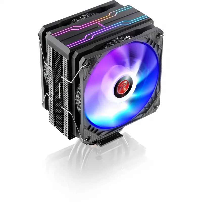 RAIJINTEK ELEOS 12 DUO RBW 120 mm All-in-One Flüssigkeits-CPU-Kühler, Schwarz