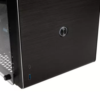 Raijintek Ophion M Evo TGS Micro-ATX-Gehäuse, Tempered Glass - Schwarz