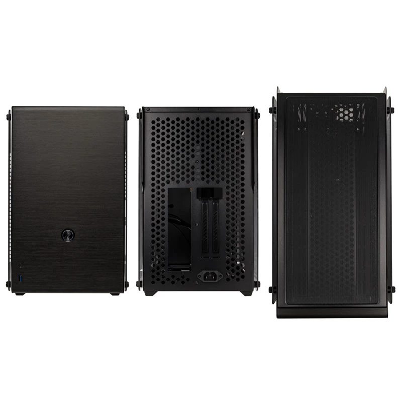 Raijintek Ophion M Evo TGS Micro-ATX-Gehäuse, Tempered Glass - Schwarz