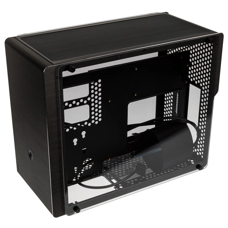 Raijintek Ophion M Evo TGS Micro-ATX-Gehäuse, Tempered Glass - Schwarz