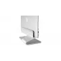 RAIN DESIGN mTower Vertikaler Laptop-Ständer - Silber eloxiertes Aluminium, platzsparende Desktop-Dockingstation für MacBook und Notebooks