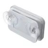 RAINPOINT BALDRTHERM B0549STH Badezimmer-Timer mit Temperatur- und Feuchtigkeitsmonitor, IP24 Spritzwasserschutz, Countdown/Count-up, LCD-Hintergrundbeleuchtung, Saugnapf/Ständer/Wandmontage