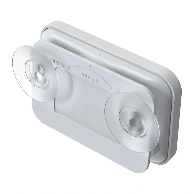 RAINPOINT BALDRTHERM B0549STH Badezimmer-Timer mit Temperatur- und Feuchtigkeitsmonitor, IP24 Spritzwasserschutz, Countdown/Count-up, LCD-Hintergrundbeleuchtung, Saugnapf/Ständer/Wandmontage