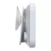 RAINPOINT BALDRTHERM B0549STH Badezimmer-Timer mit Temperatur- und Feuchtigkeitsmonitor, IP24 Spritzwasserschutz, Countdown/Count-up, LCD-Hintergrundbeleuchtung, Saugnapf/Ständer/Wandmontage